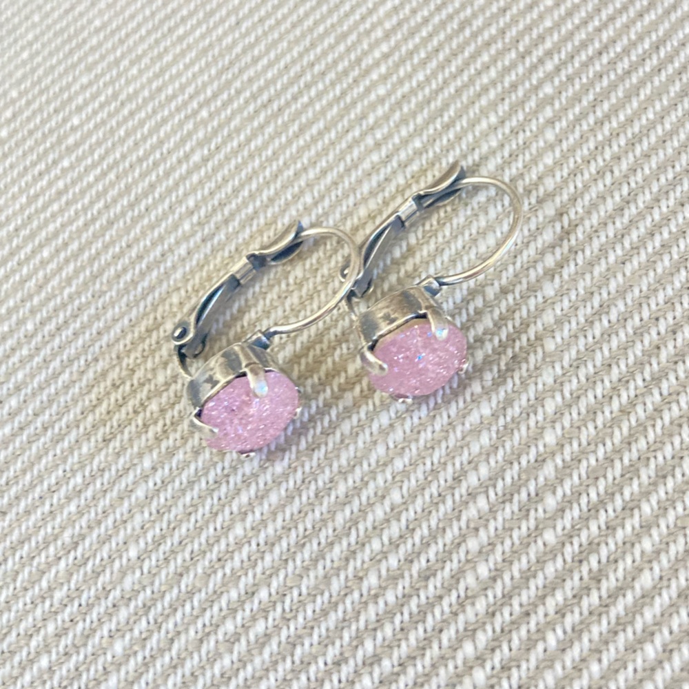 Aurora Ice-Rose Crystal earrings NEW